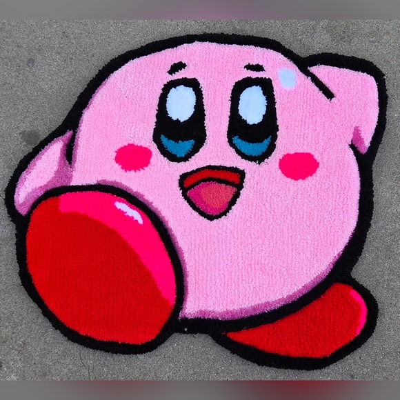 Kirby Pink Custom Rug - Picture 3 of 7